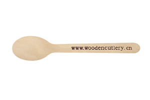 Wooden Cutlery with Hot Stamping