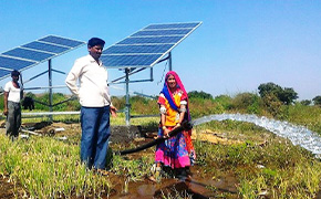 Pompe à eau solaire pour l'irrigation