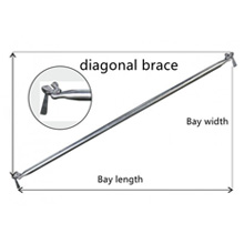 Diagonal brace