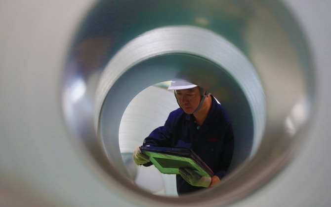 Steel coil inspection
