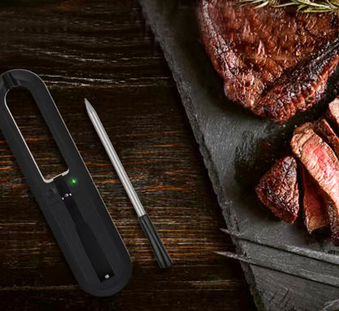 Kitchen grill thermometer