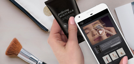 Cosmetics carrying with NFC Tags