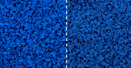 EPDM granules with strong color consistency