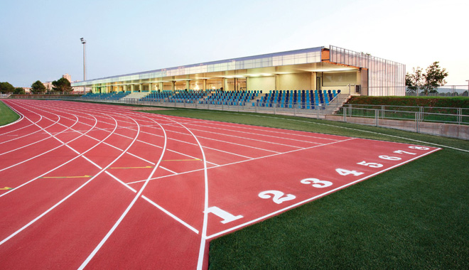 FieldsMaster's college running track