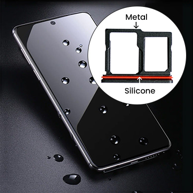 Silicone + Metal