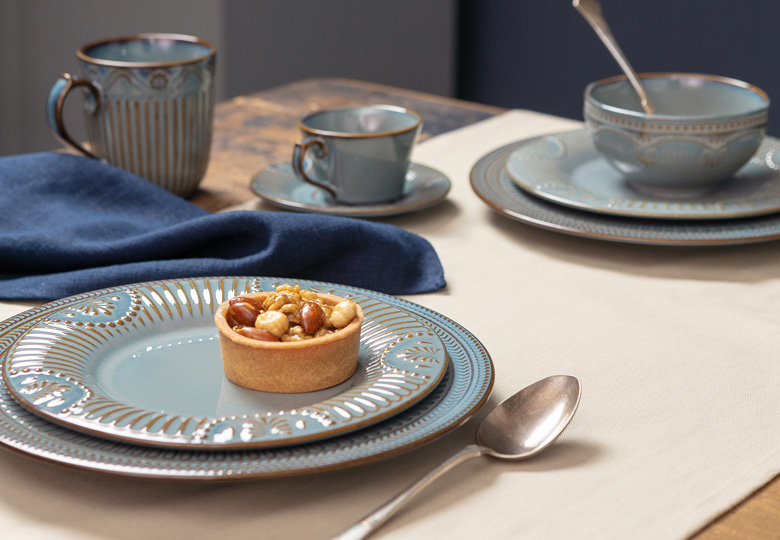 European afternoon tea tray